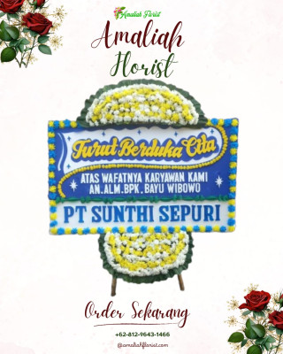 Papan Bunga Duka di Bone Bolango