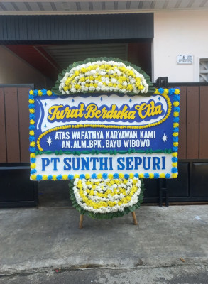 Papan Bunga Duka di Bone Bolango
