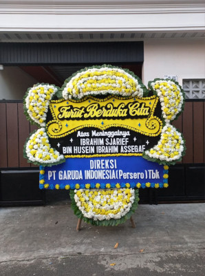 Papan Bunga Duka di Bone Bolango