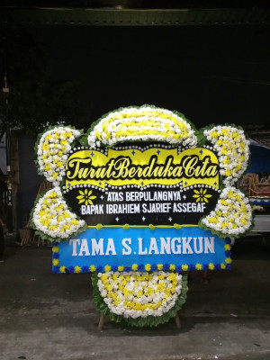 Papan Bunga Duka di Bone Bolango